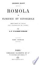 Romola ou Florence et Savonarole