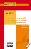 Ron Boschma - L'apport de la géographie économique évolutionniste à l'analyse de l'innovation