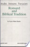 Ronsard and Biblical Tradition