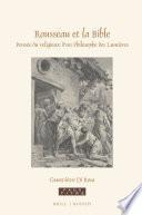 Rousseau et la Bible