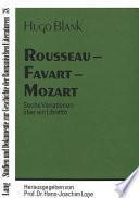 Rousseau - Favart - Mozart