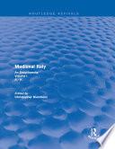 Routledge Revivals: Medieval Italy (2004).