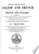Royal Dictionary, English and French and French and English