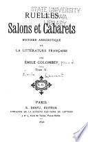 Ruelles, salons, et cabarets