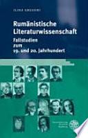 Rumänistische Literaturwissenschaft