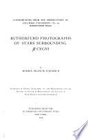 Rutherfurd Photographs of Stars Surrounding [B Eta] Cygni ...