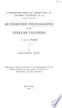 Rutherfurd Photographs of the Stellar Clusters H and X Persei ...