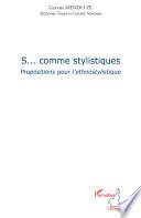 S... comme stylistiques