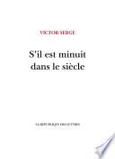 S'il est minuit dans le siècle