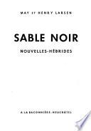 Sable noir, Nouvelles-Hébrides