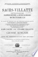 Sachs-Villatte Enzyklopädisches Französisch-Deutsches und Deutsch-Französisches Wörterbuch