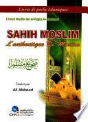 Sahih moslim l'authentique de moslim