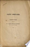 Saint Bernard: documents inédits