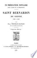 Saint Bernardin de Sienne, 1380-1444