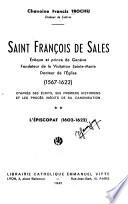 Saint François de Sales: L'épiscopat