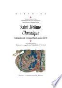 Saint Jérôme, Chronique