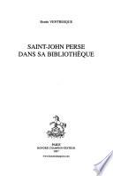 Saint-John Perse dans sa bibliothèque