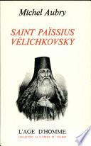 Saint Païssius Vélichkovsky