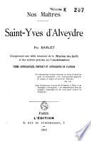 Saint-Yves d'Alveydre