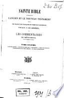 Sainte bible contenant l'ancien et le nouveau testament, avec une traduction française en forme de paraphrase