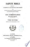 Sainte Bible contenant l'ancien et le nouveau testament