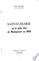 Sainte-Marie et la côte est de Madagascar en 1818