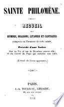 Sainte Philomène