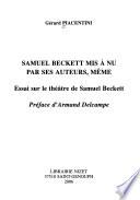 Samuel Beckett mis à nu par ses auteurs, même