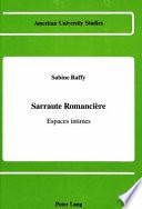 Sarraute Romancière