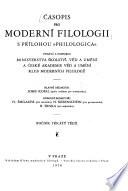 Časopis pro moderní filologii