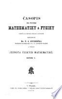 Časopis pro pěstování mathematiky a fysiky