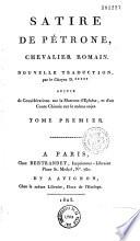 Satire de Pétrone, chevalier romain