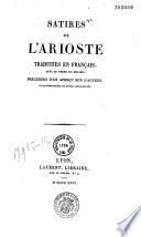 Satires de l'Arioste