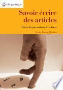 Savoir écrire des articles