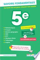 Savoirs fondamentaux - 5e - Le tout-en-un pour réussir son année