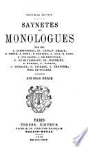 Saynètes et monologues