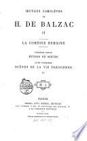 Scènes de la vie parisienne