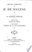 Scènes de la vie parisienne