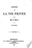 Scènes de la vie privée