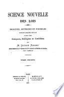 Science nouvelle des lois