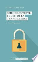 Science ouverte, le défi de la transparence