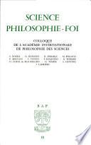 Science Philosophie-foi