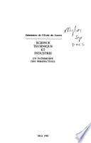 Science, technique et industrie