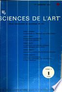 Sciences de l'art
