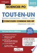 Sciences Po - Tout-en-un - Concours commun des IEP 2023