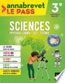 Sciences (SVT, physique-chimie, technologie) 3e brevet 2018