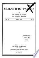 Scientific Papers of the Institute of Physical and Chemical Research