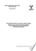 Scolarisation des filles dans l'espace UEMOA