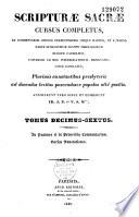 Scripturae Sacrae cursus completus