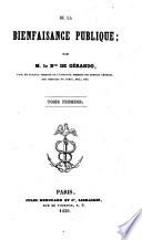 “De” la bienfaisance publique